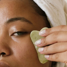 Load image into Gallery viewer, Natural green jade gua sha
